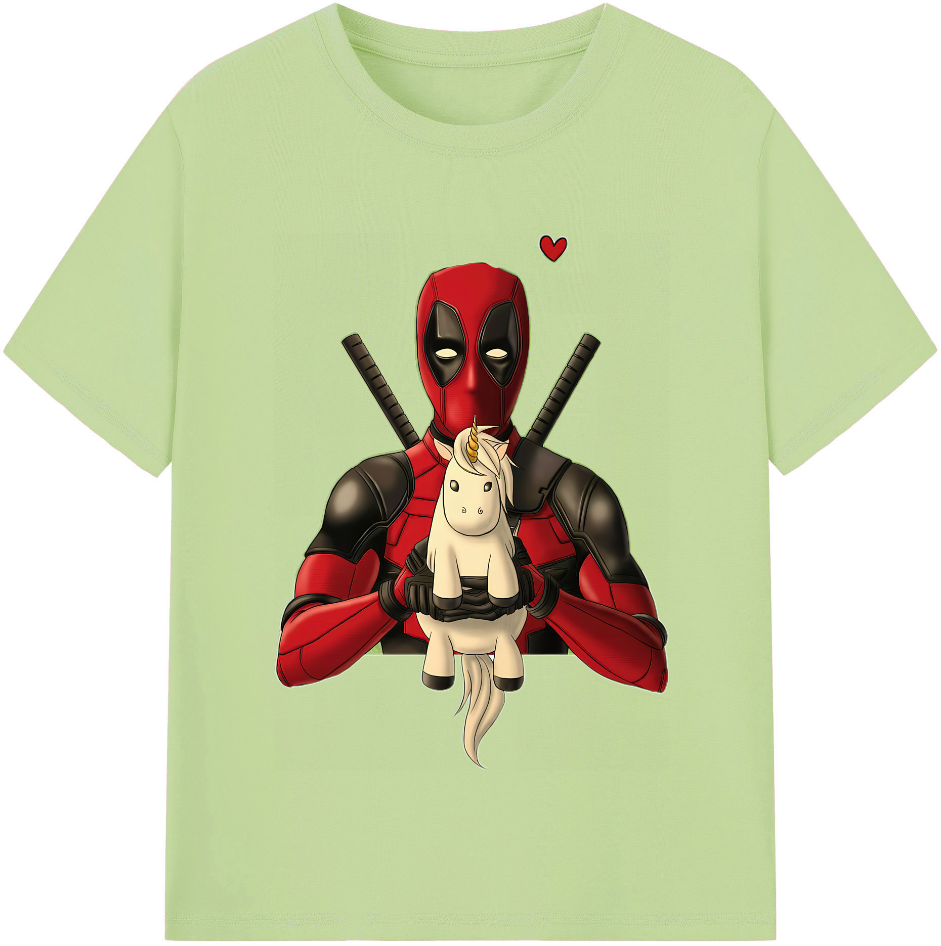 （画像用） Deadpool デッドプール 綿100％半袖Tシャツ（フロントプリント）